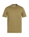 Fedeli Man T-shirt Military Green Size 44 Organic Cotton