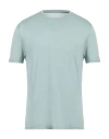 Fedeli Man T-shirt Sage Green Size 46 Cotton