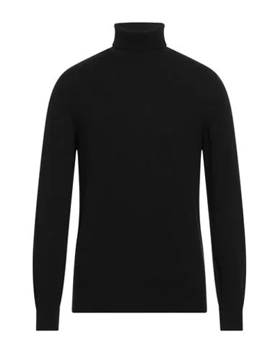 Fedeli Man Turtleneck Black Size 42 Cashmere In Black