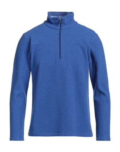Fedeli Man Turtleneck Blue Size 3xl Cashmere