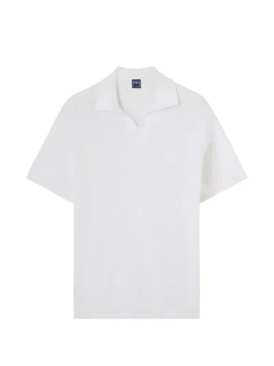 Fedeli Matheus Ribbed-knit T.shirt In White