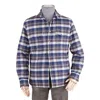 Fedeli Men's Dylan Giacca Quilted Flannel Shirt Jacket In Brown In Brown