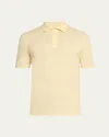 Fedeli Knitted Polo Shirt In Lemone