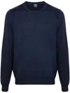 Fedeli Long-sleeved Sweater In Blue