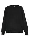Fedeli Merino-wool Top In Black