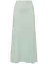 Fedeli Meta Clio Midi A-line Skirt In Blue