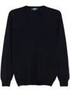 FEDELI MIDNIGHT BLUE VIRGIN WOOL SWEATER