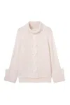 Fedeli "morganite" Turtle Neck Sweater In Neutral