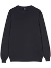 FEDELI NAVY BLUE COTTON ARGENTINA JUMPER