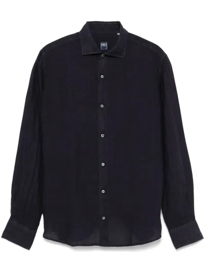 Fedeli Nick Shirt In Blue