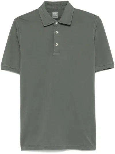 Fedeli Polo Shirt In Military Green