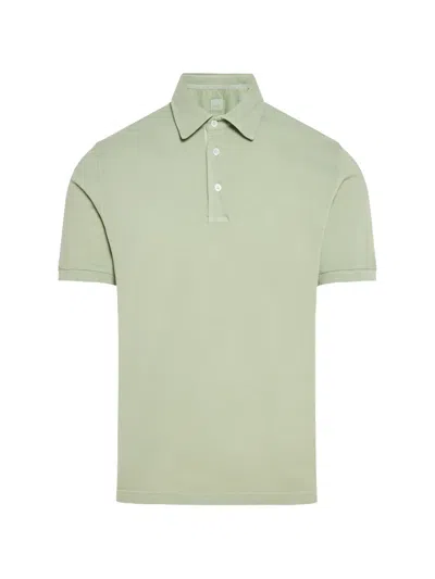 Fedeli North Short-sleeve Polo Shirt In Green
