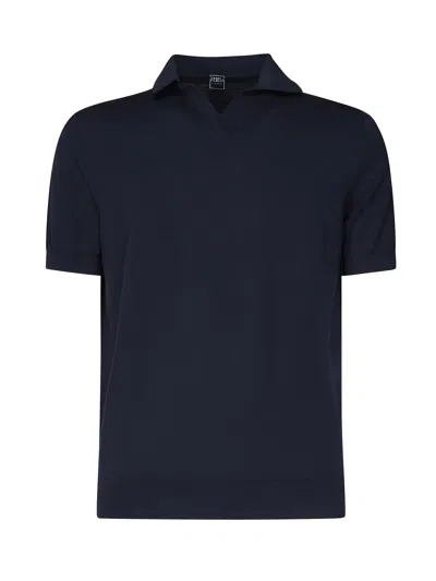 FEDELI OPEN NECK POLO