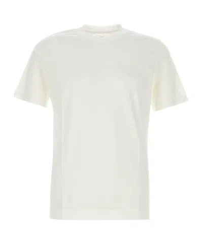 Fedeli Open-necked Black Shirt In White