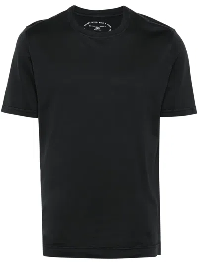Fedeli Organic Cotton T-shirt In Black