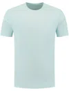 Fedeli Cotton Terry T-shirt In Blue