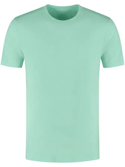 Fedeli Organic Cotton T-shirt In Green