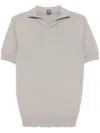 Fedeli Organic-cotton T-shirt In Grey