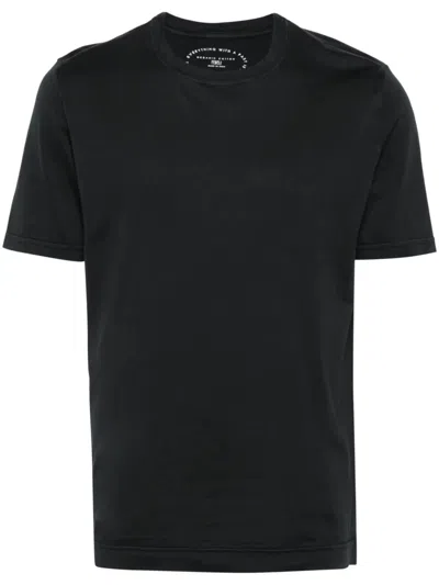 Fedeli Organic Cotton T-shirt In Black