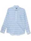 Fedeli Paisley-print Shirt In White
