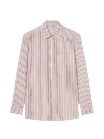 Fedeli Palmaria Striped Shirt In Pink