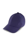 Fedeli Panelled Cap In Blue