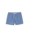 Fedeli Patterned Swim Shorts In Blue