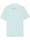 Fedeli Piqué Polo Shirt In Blue
