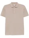 Fedeli Piqué Polo Shirt In Grey
