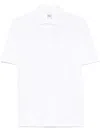 Fedeli Piqué Polo Shirt In White