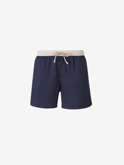FEDELI FEDELI PLAIN CONTRAST SWIMSUIT