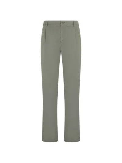 Fedeli Pleat-detail Tailored Trousers In Gray