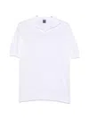 Fedeli Polo-collar T-shirt In White