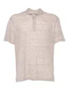 Fedeli Melange Linen T-shirt In Multicolor