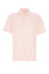 Fedeli Piquet Polo Shirt With Polo Collar In Pink