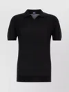 Fedeli Polo Shirt Cotton Ribbed Texture