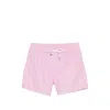 Fedeli Drawstring Beach Shorts In Pink