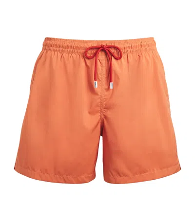 Fedeli Madeira Swim Shorts In Orange