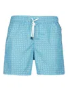 Fedeli Printed Shorts In Blue
