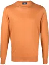 FEDELI RIBBED CREW NECK JUMPER