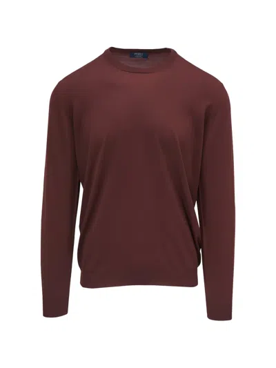 Fedeli Ribbed Crew-neck Sweater In Multi