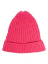 Fedeli Ribbed-knit Cashmere Beanie In Pink