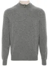 Fedeli Ribbed Sweater In Grey