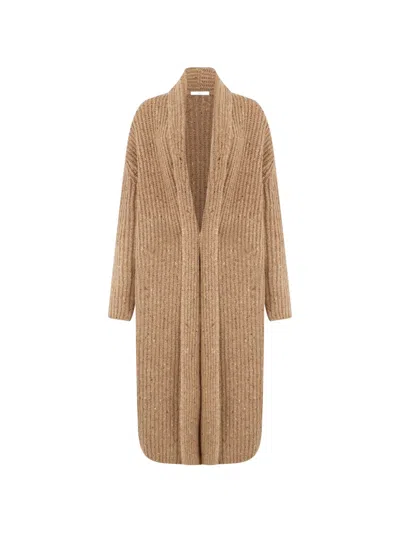 Fedeli Ribbed-knit Cashmere Cardigan In Neutral