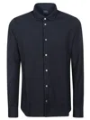 Fedeli Long-sleeved Cotton Shirt With Classic Collar