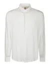 Fedeli Lightweight Cotton Button-up Shirt In Neutral