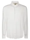 Fedeli Lightweight Cotton Button-up Shirt In White