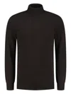 Fedeli Brown Wool Sweater In Brown
