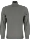 Fedeli Grey Wool Sweater In Gray
