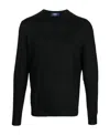 Fedeli Black Sweaters In Black